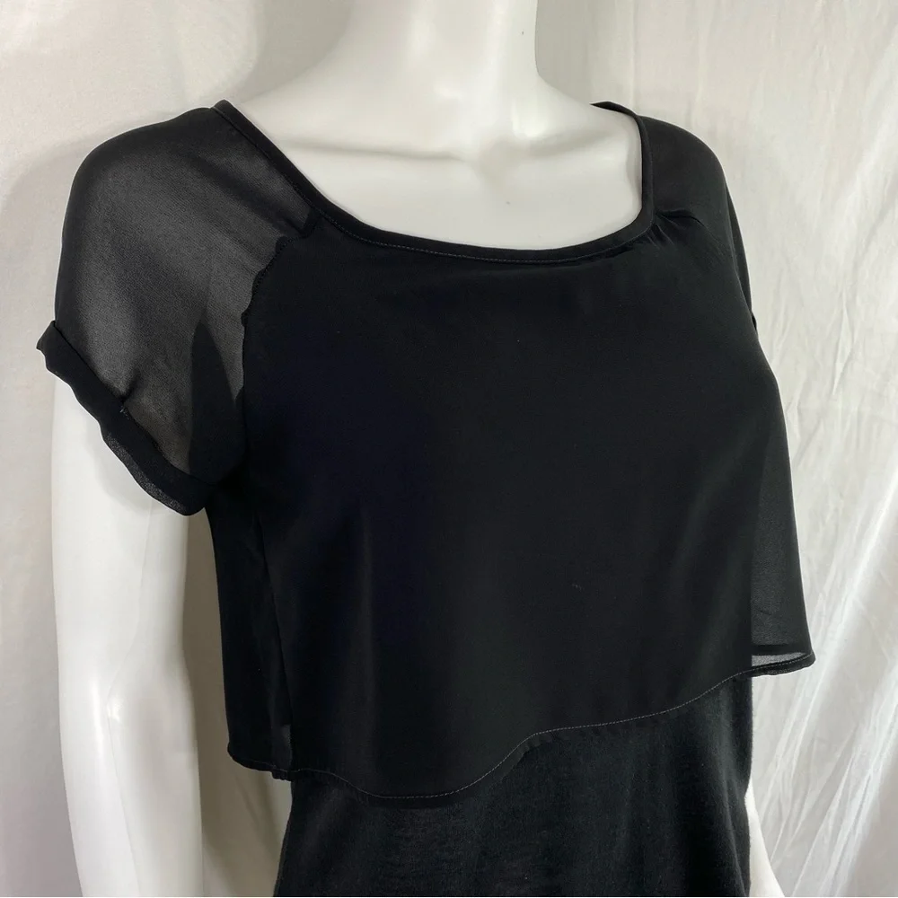 American Eagle Multi-Layered Black Top